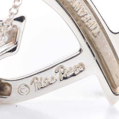 Tiffany Sterling Silver Paloma Picasso Loving Heart Pendant Necklace 7 of 8
