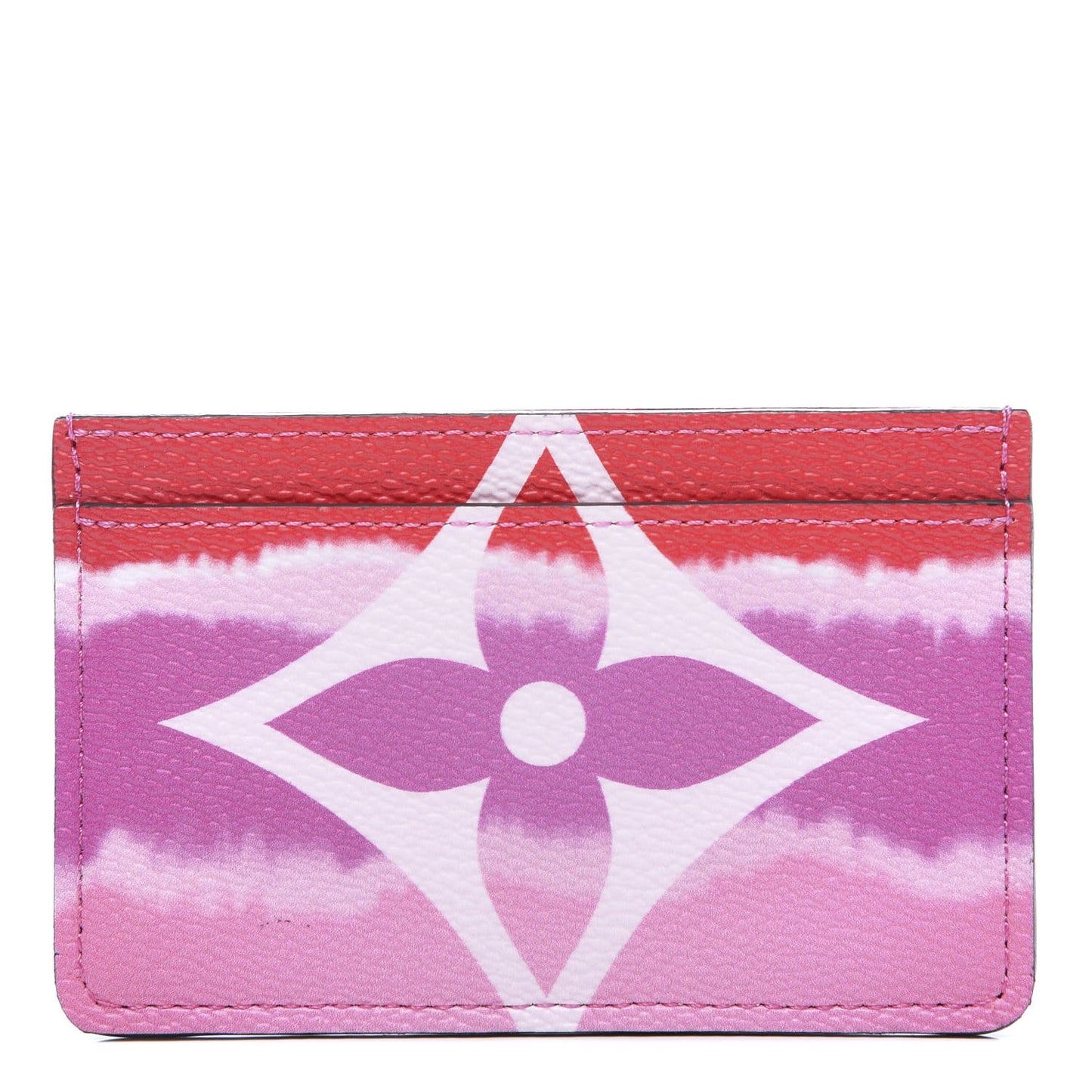 Monogram Escale Card Holder Rouge