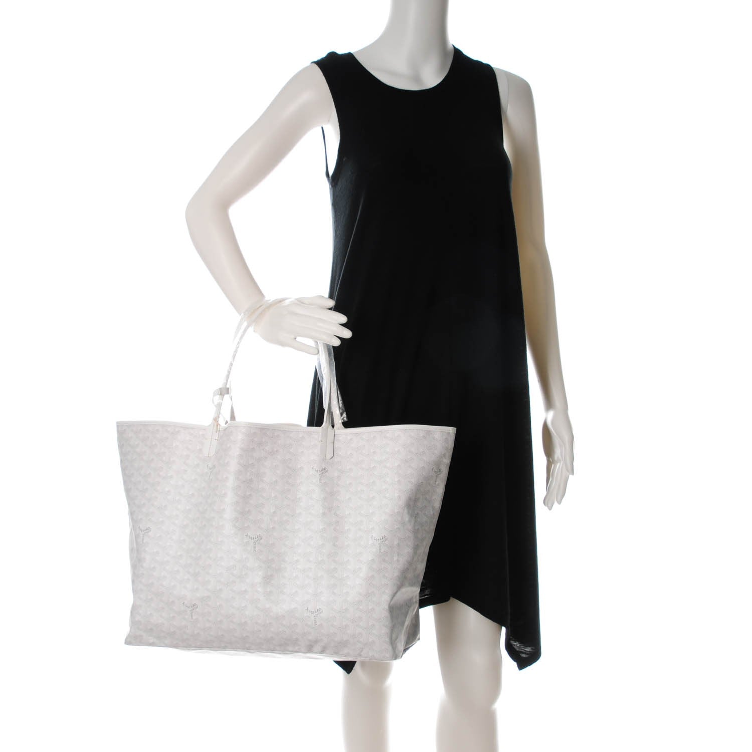 Goyard Goyardine Saint Louis GM White 2 of 9