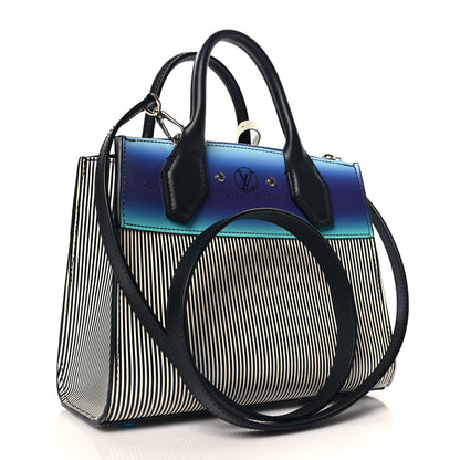 Louis Vuitton Calfskin Kick Mini City Steamer Blue 3 of 9