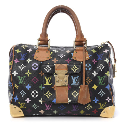Louis Vuitton Monogram Multicolor Speedy 30 Black 1 of 14