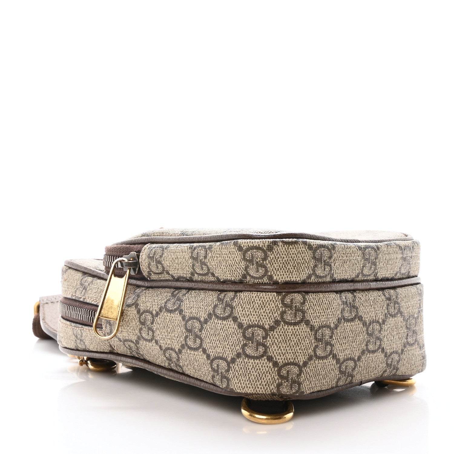 Gucci GG Supreme Monogram Web Mini Ophidia Messenger Brown 4 of 10