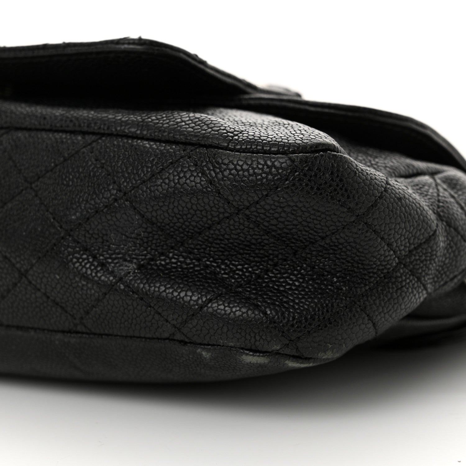 Chanel Glazed Caviar Small Pocket In The City Shoulder Bag Black 10 of 16