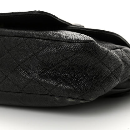 Chanel Glazed Caviar Small Pocket In The City Shoulder Bag Black 10 of 16