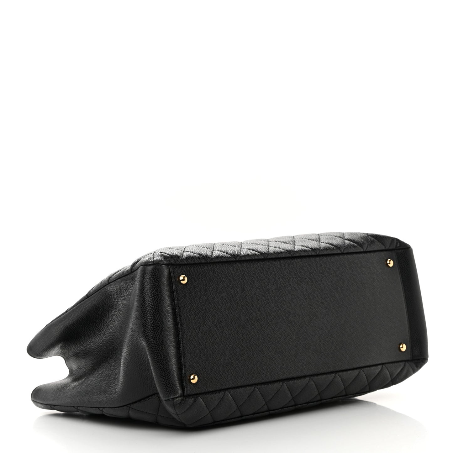 Caviar Quilted XL Grand Shopping Tote GST Black