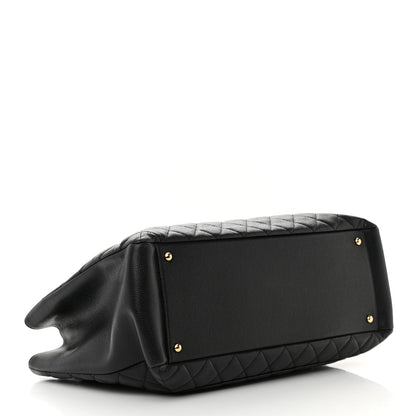 Chanel Caviar Quilted XL Grand Shopping Tote GST Black 4 of 14
