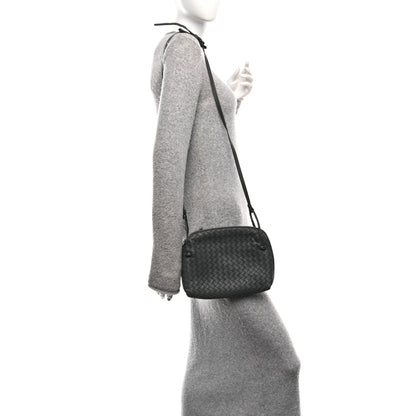 Bottega Veneta Nappa Intrecciato Nodini Crossbody Messenger New Light Grey 2 of 10