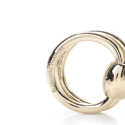 Hermes Permabrass Mors Scarf Ring Gold 4 of 6