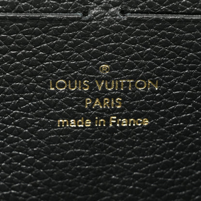 Louis Vuitton Empreinte Monogram Giant Clemence Wallet Black Beige 10 of 17