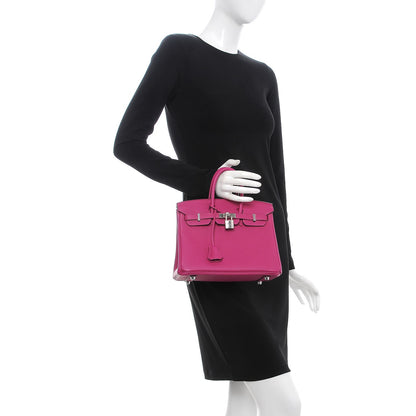 Hermes Togo Birkin 25 Rose Pourpre 2 of 35
