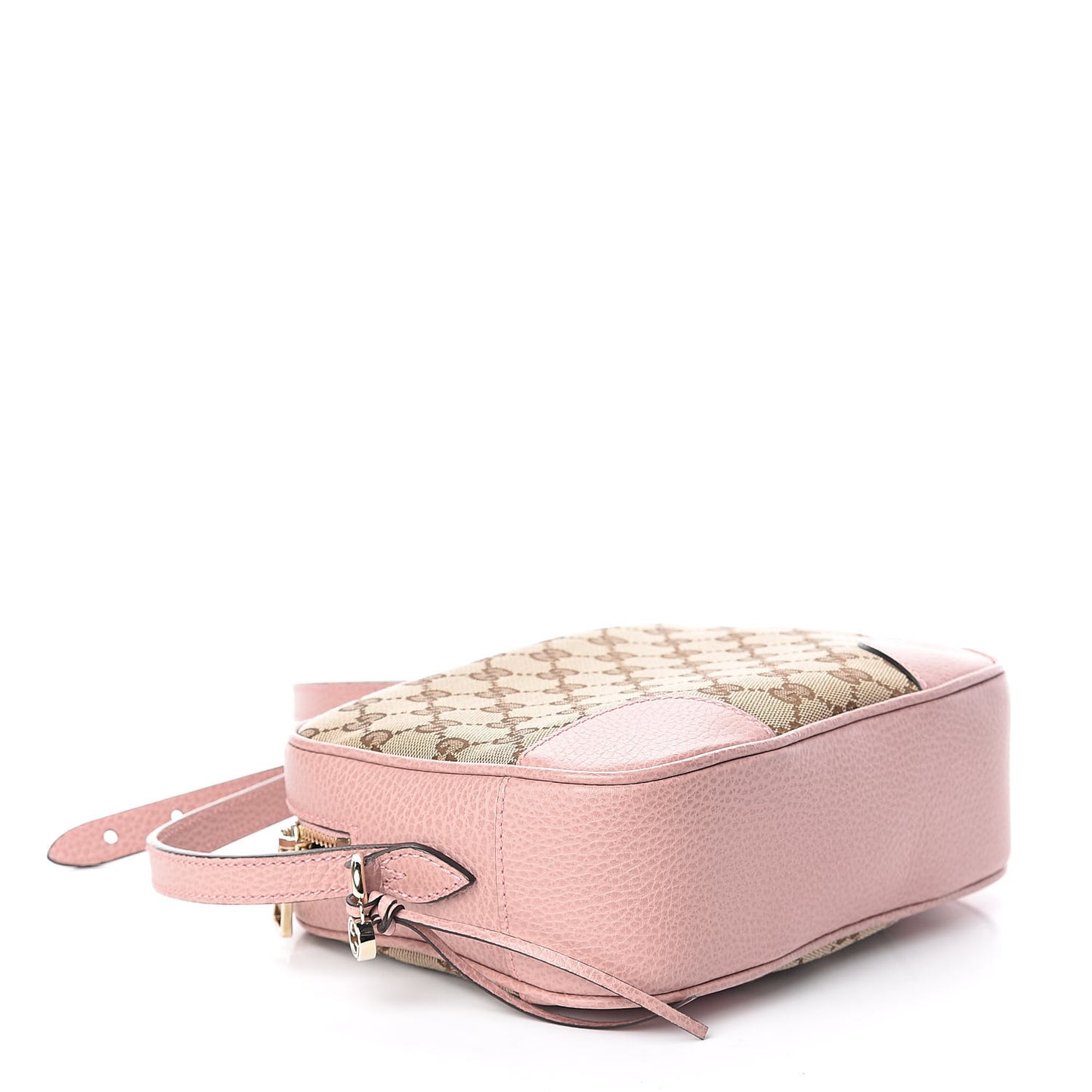 Monogram Mini Bree Messenger Bag Beige Soft Pink