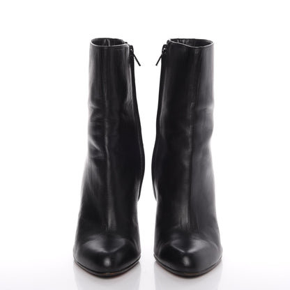 Christian Louboutin Calfskin Paris 100 Ankle Boots 38.5 Black 2 of 15