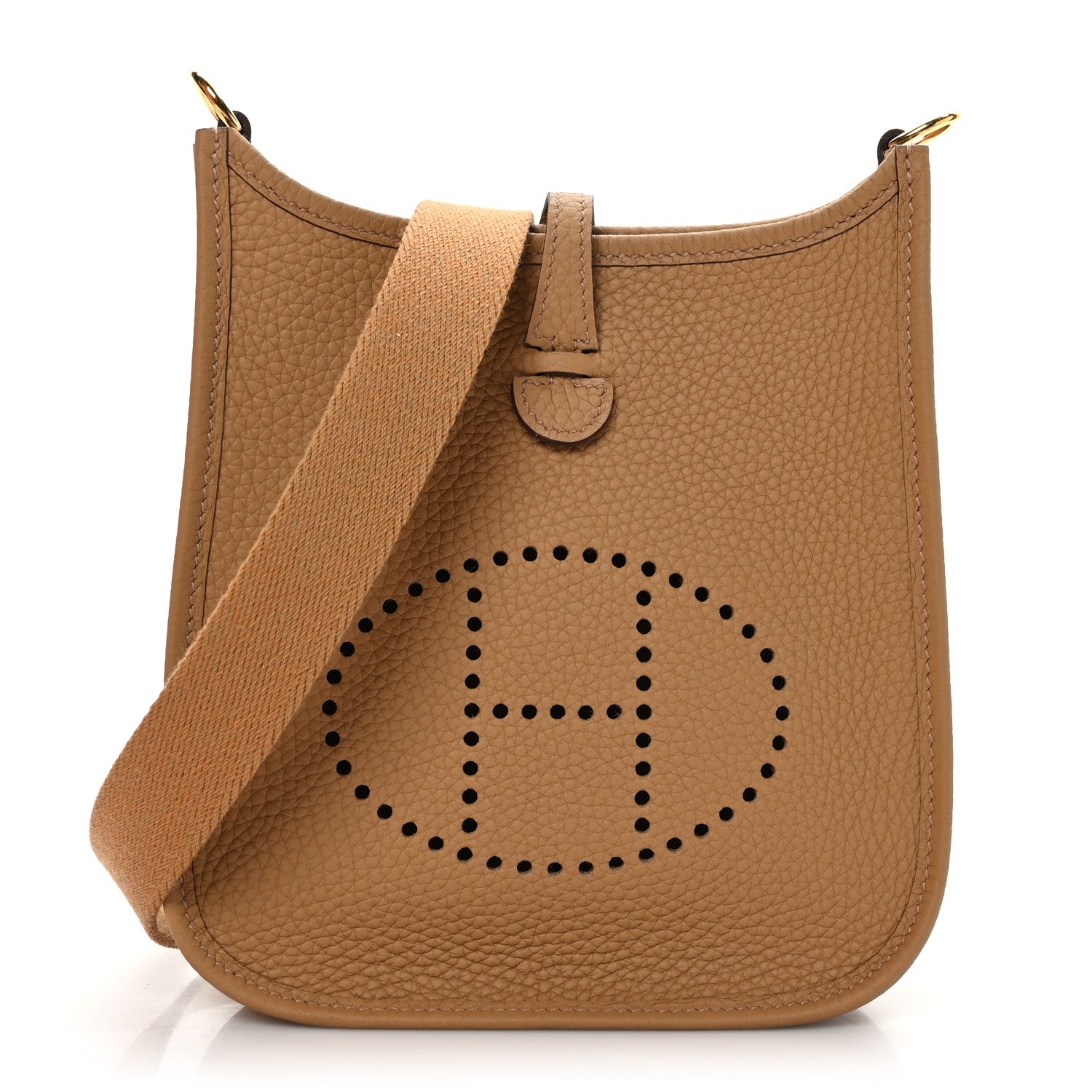 Hermes Taurillon Clemence Evelyne TPM Biscuit 1 of 10