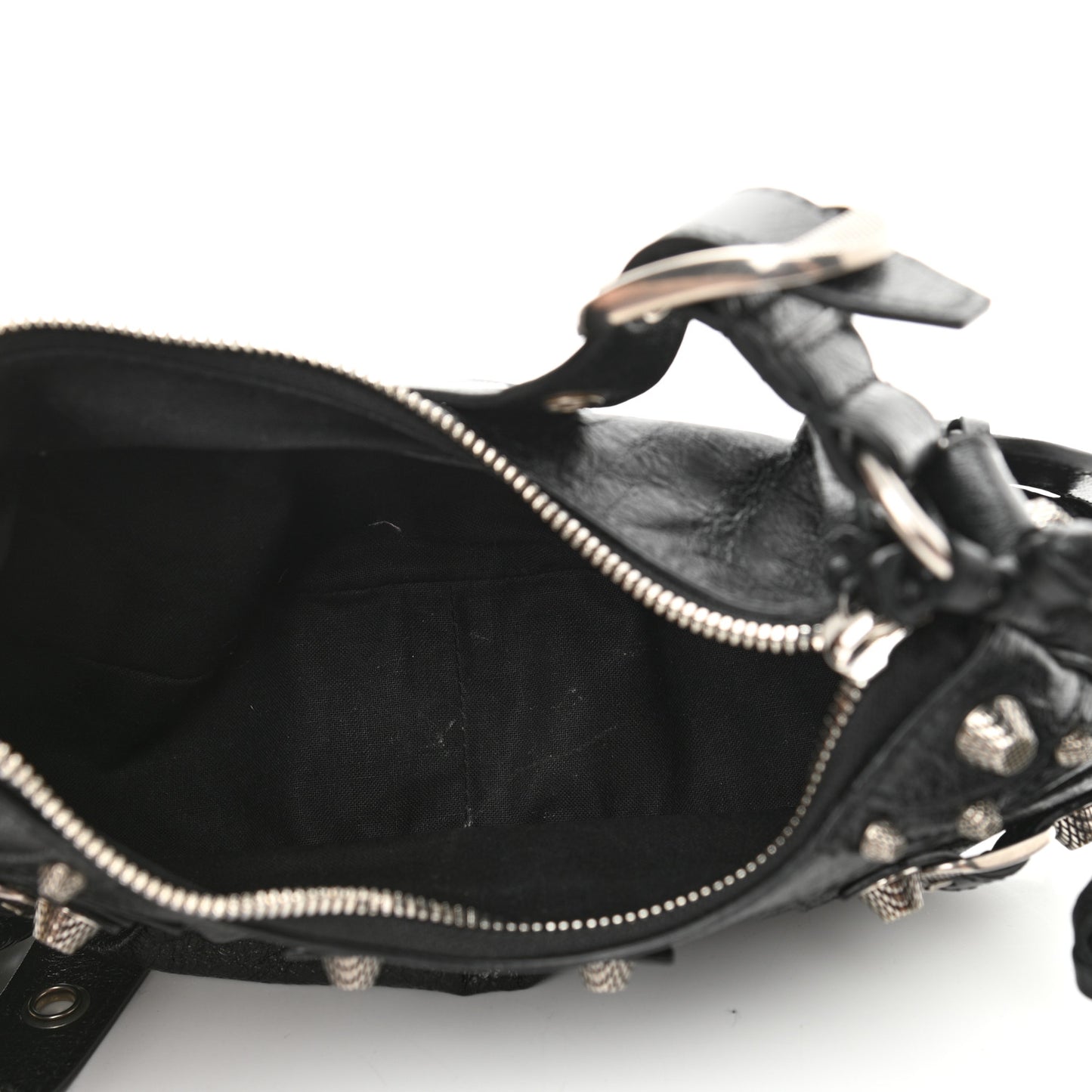 Agneau Arena Le Cagole Shoulder Bag XS Black