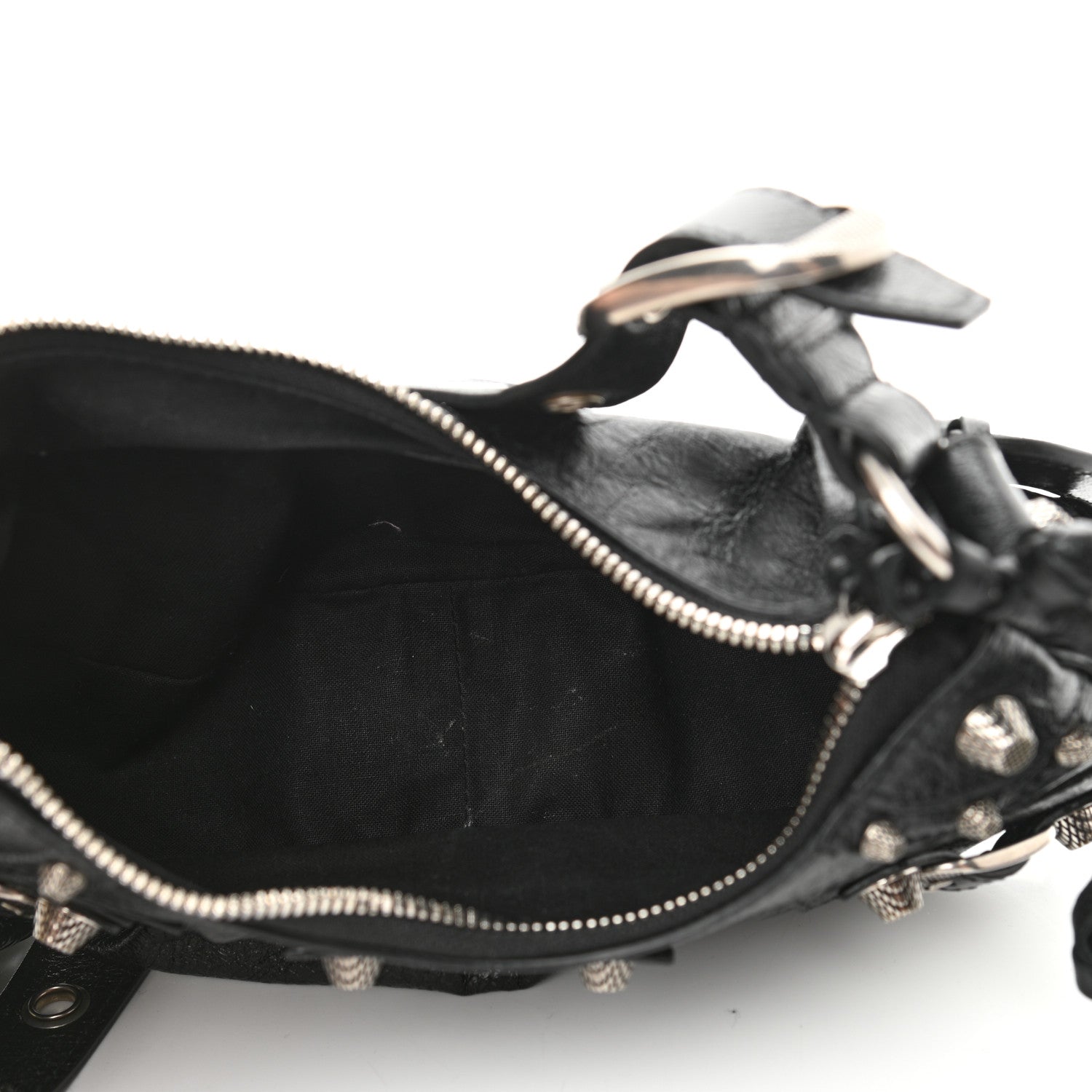 Balenciaga Agneau Arena Le Cagole Shoulder Bag XS Black 5 of 12