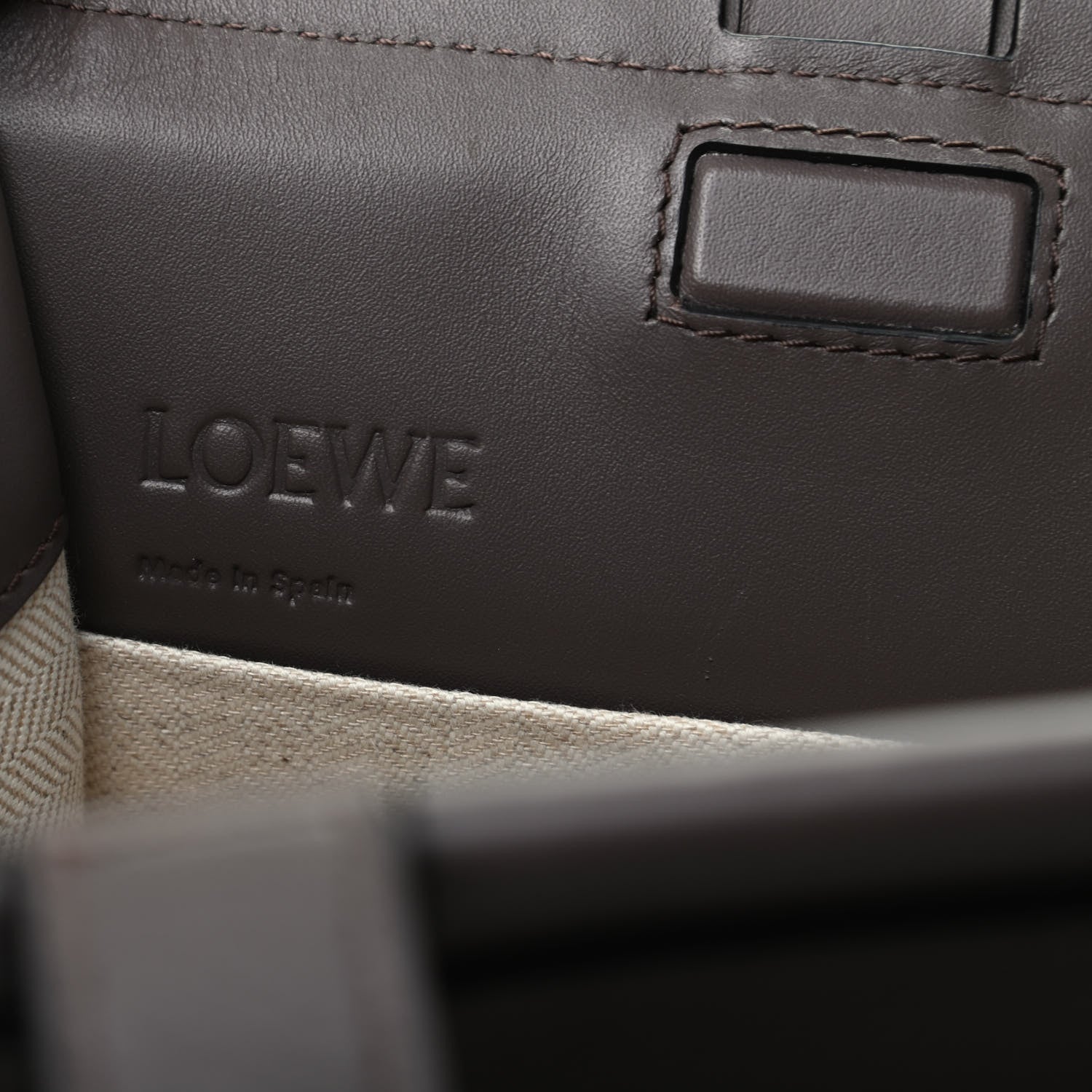 Loewe Soft Grained Calfskin Small Cushion Tote Ebony 6 of 8