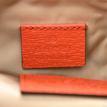 Gucci X THE NORTH FACE Monogram Textured Dollar Calfskin Embroidered Belt Bag Beige Ebony Mystic White Deep Orange 7 of 10