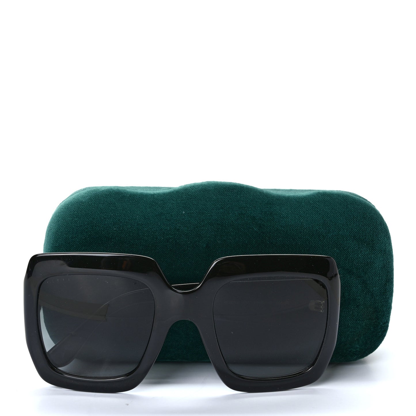Acetate Square Frame Sunglasses GG0053S Black
