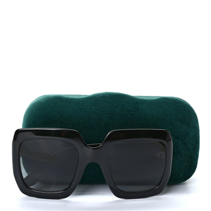 Gucci Acetate Square Frame Sunglasses GG0053S Black 7 of 7