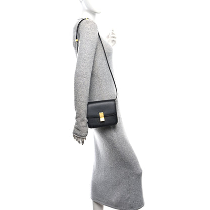 Celine Liege Calfskin Teen Classic Box Flap Bag Black 2 of 9