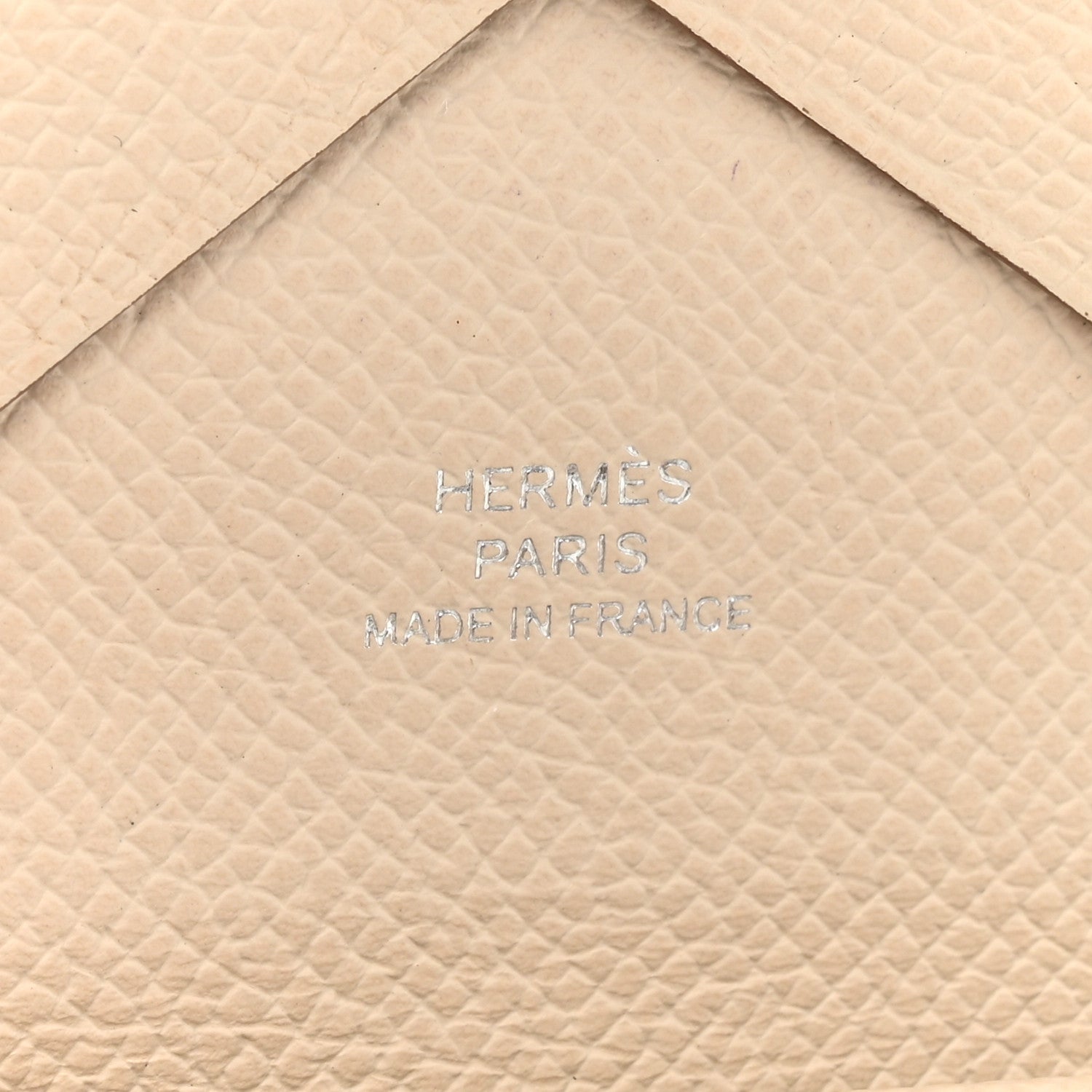 Hermes Epsom Calvi Duo Card Case Craie 7 of 8
