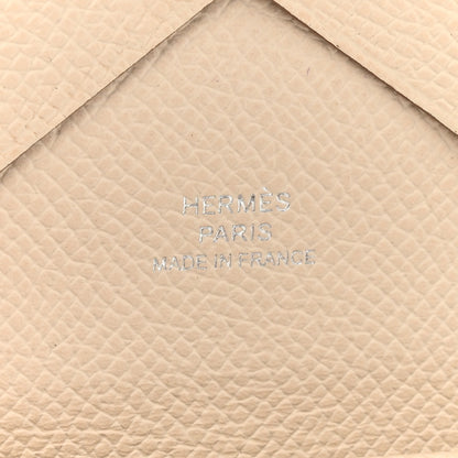 Hermes Epsom Calvi Duo Card Case Craie 7 of 8