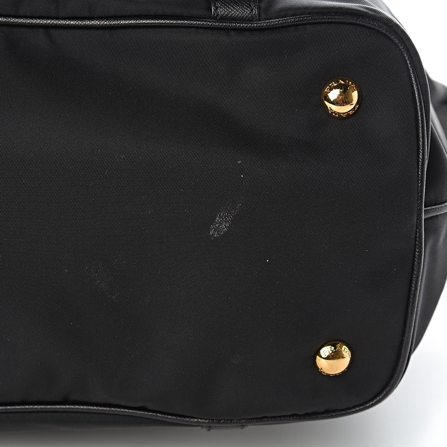 Tessuto Nylon Saffiano Tote Black
