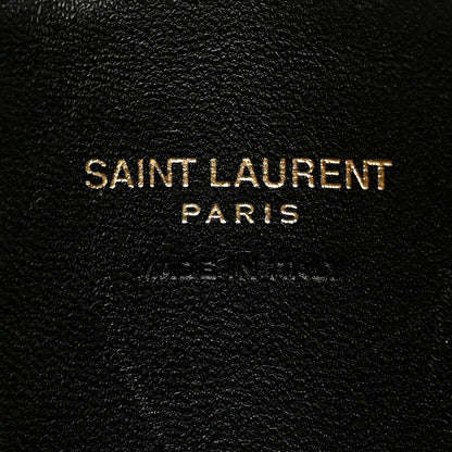 Saint Laurent Grain De Poudre Matelasse Monogram Mini Lou Camera Bag Black 6 of 7