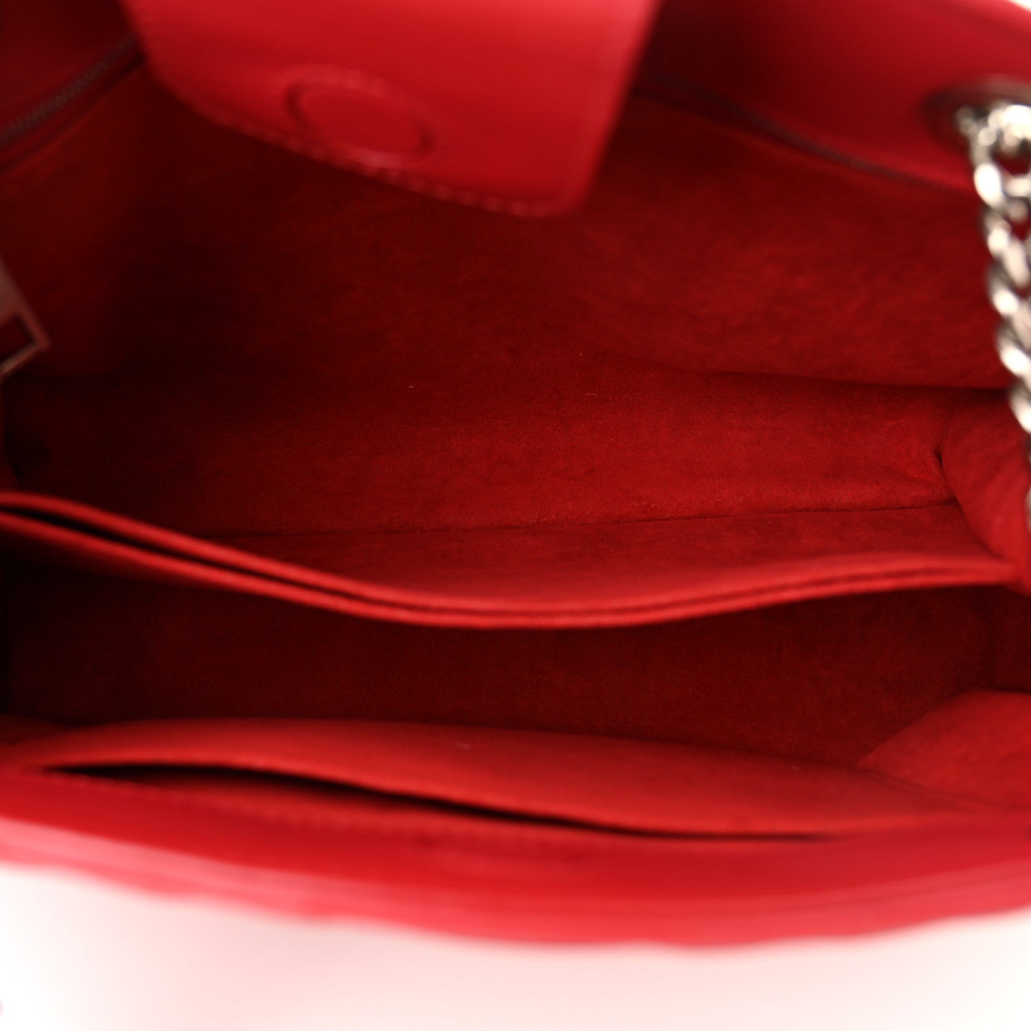 Louis Vuitton Calfskin New Wave Chain Tote Ecarlate 5 of 9