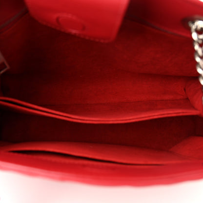 Louis Vuitton Calfskin New Wave Chain Tote Ecarlate 5 of 9