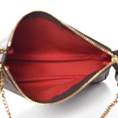 Louis Vuitton Damier Ebene Mini Pochette Accessories 5 of 8
