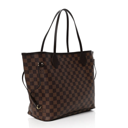 Louis Vuitton Damier Ebene Neo Neverfull MM Rose Ballerine 3 of 5