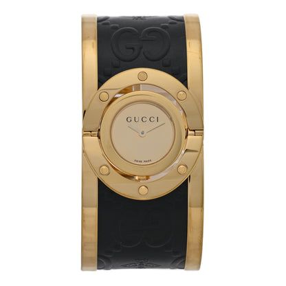 Gucci Stainless Steel Calfskin 33mm Twirl Quartz Watch 2 of 10