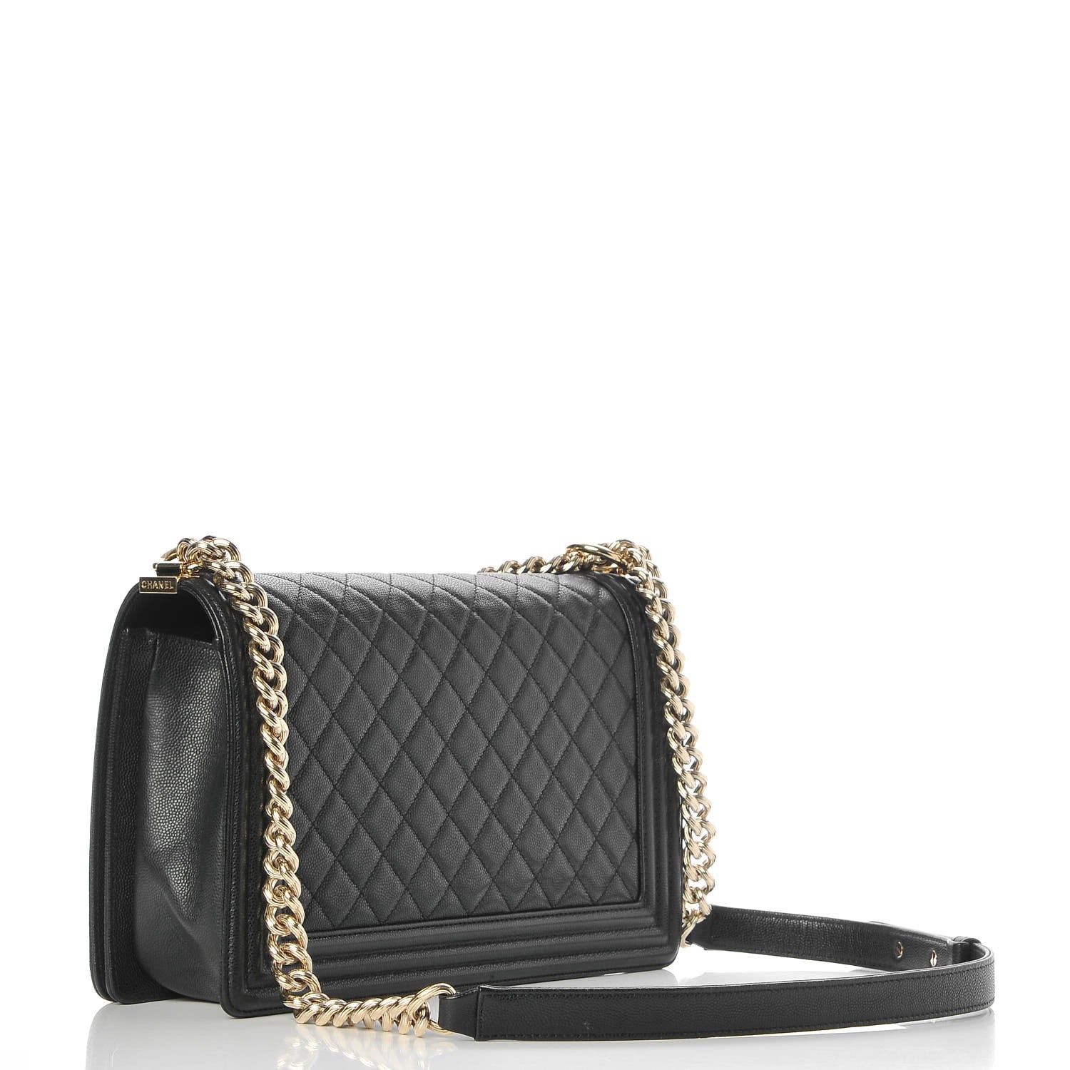 Chanel Caviar Quilted New Medium Boy Flap Black 3 of 10