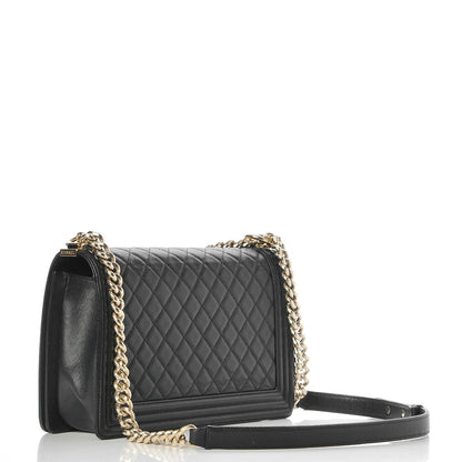 Chanel Caviar Quilted New Medium Boy Flap Black 3 of 10