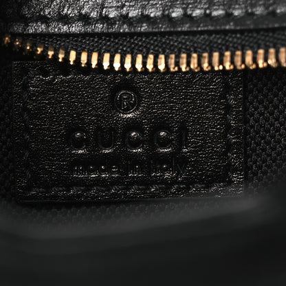 Gucci Calfskin Mini Moon Side Shoulder Bag Black 5 of 9