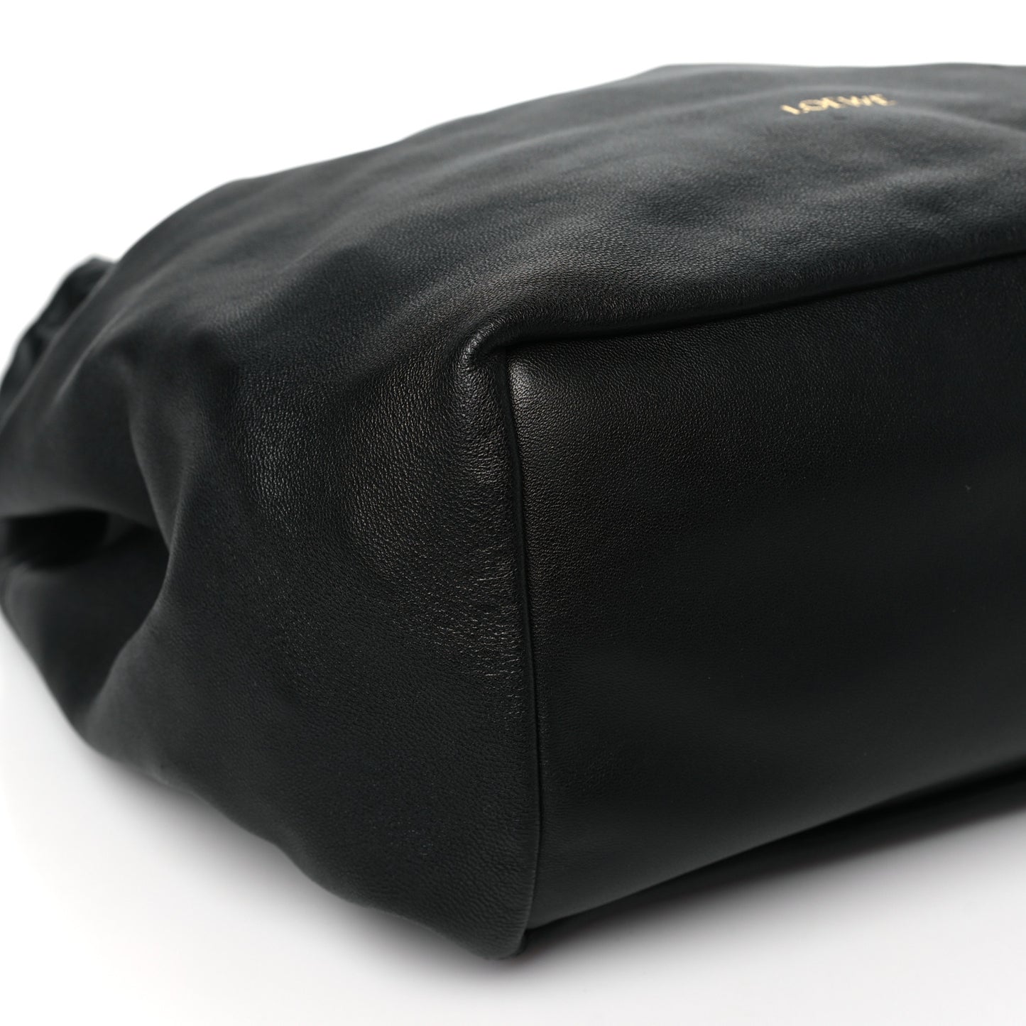 Buttery Nappa Lambskin Medium Squeeze Bag Black