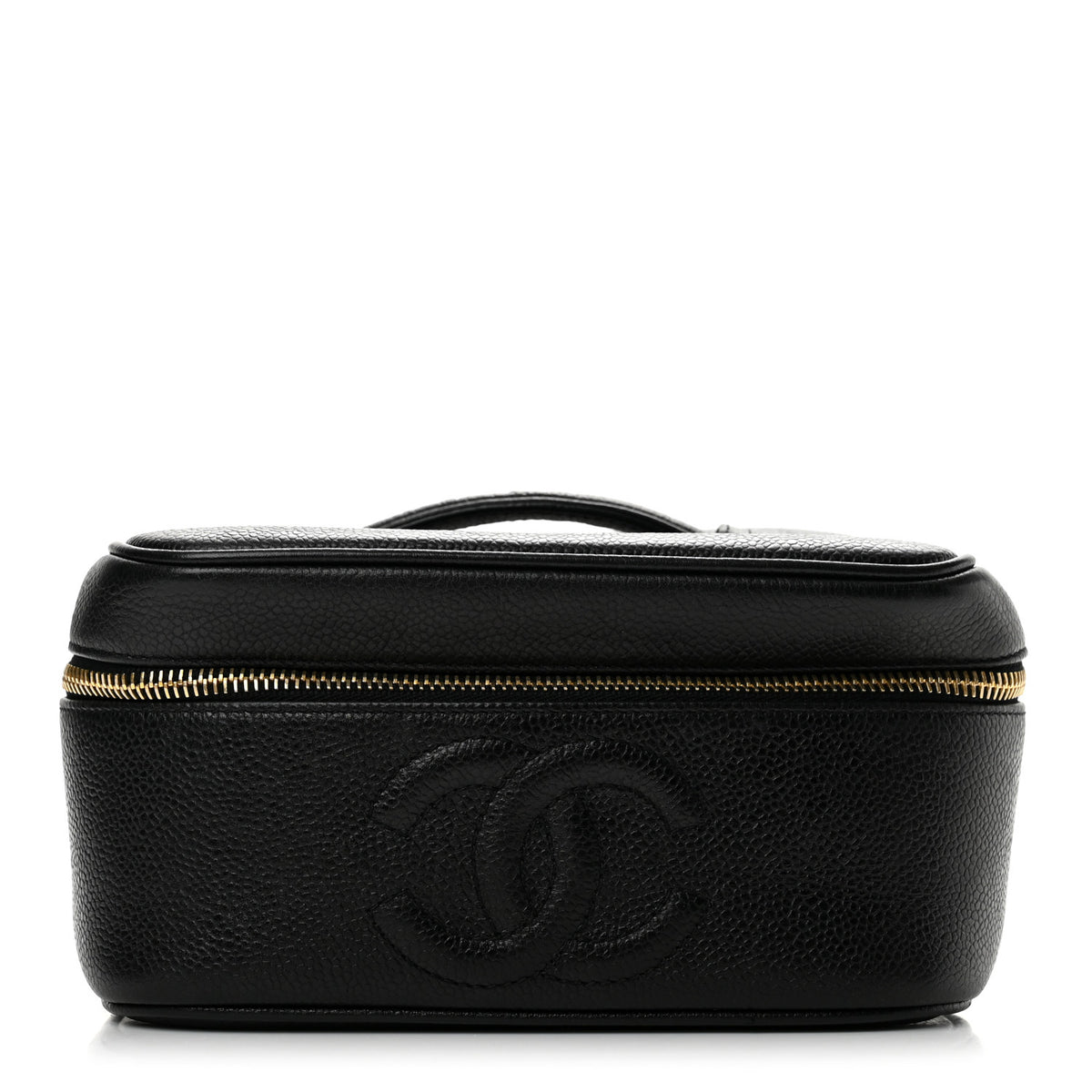 Chanel Caviar Vanity Cosmetic Case Black 1 of 9