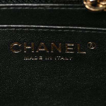 Chanel Lambskin Quilted Mini Rectangular Flap Black 5 of 9
