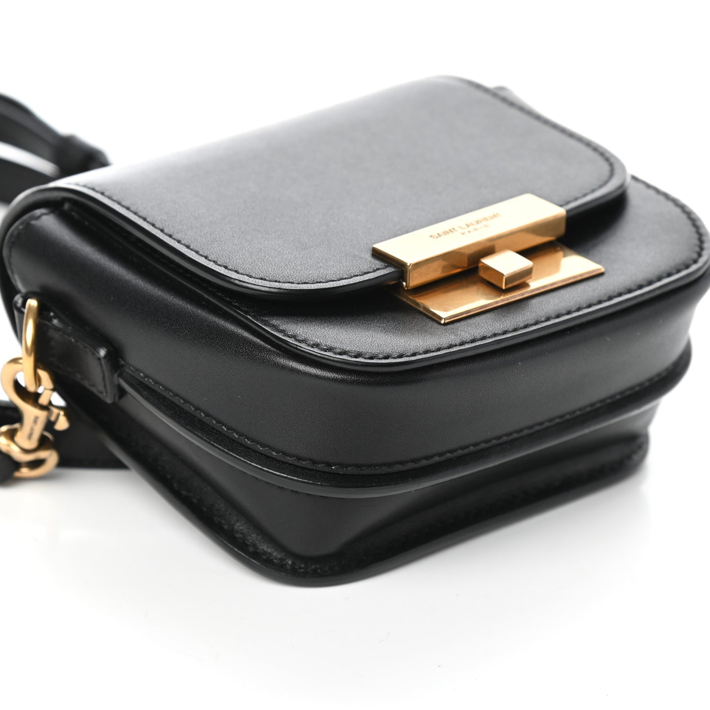 Calfskin Mini Betty Satchel Black