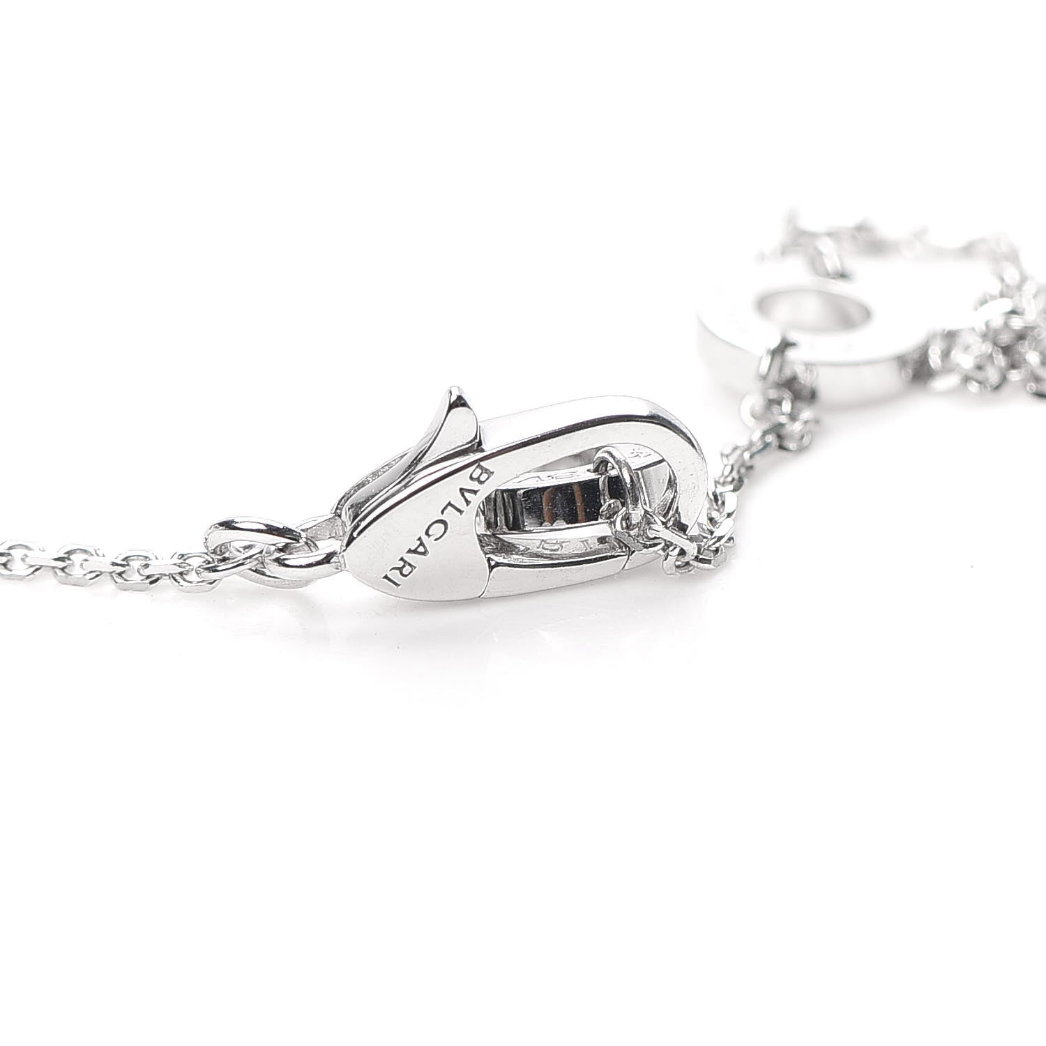 Bulgari 18K White Gold Diamond Divas' Dream Pave Necklace 4 of 5