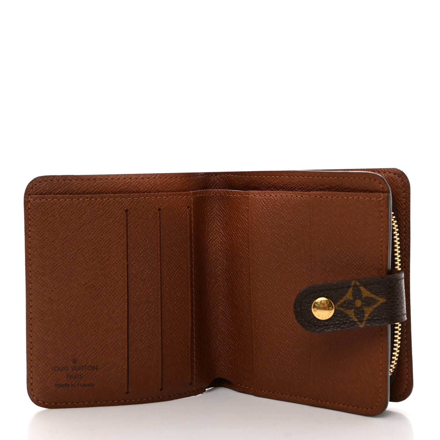 Monogram Compact Zippe Zipped Wallet
