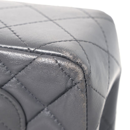 Chanel Lambskin Quilted Mini Rectangular Flap Dark Grey 19 of 20