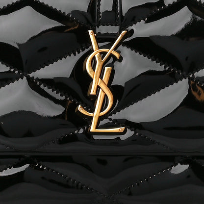 Saint Laurent Patent Quilted Le 57 Diamond Shoulder Bag Black 8 of 10
