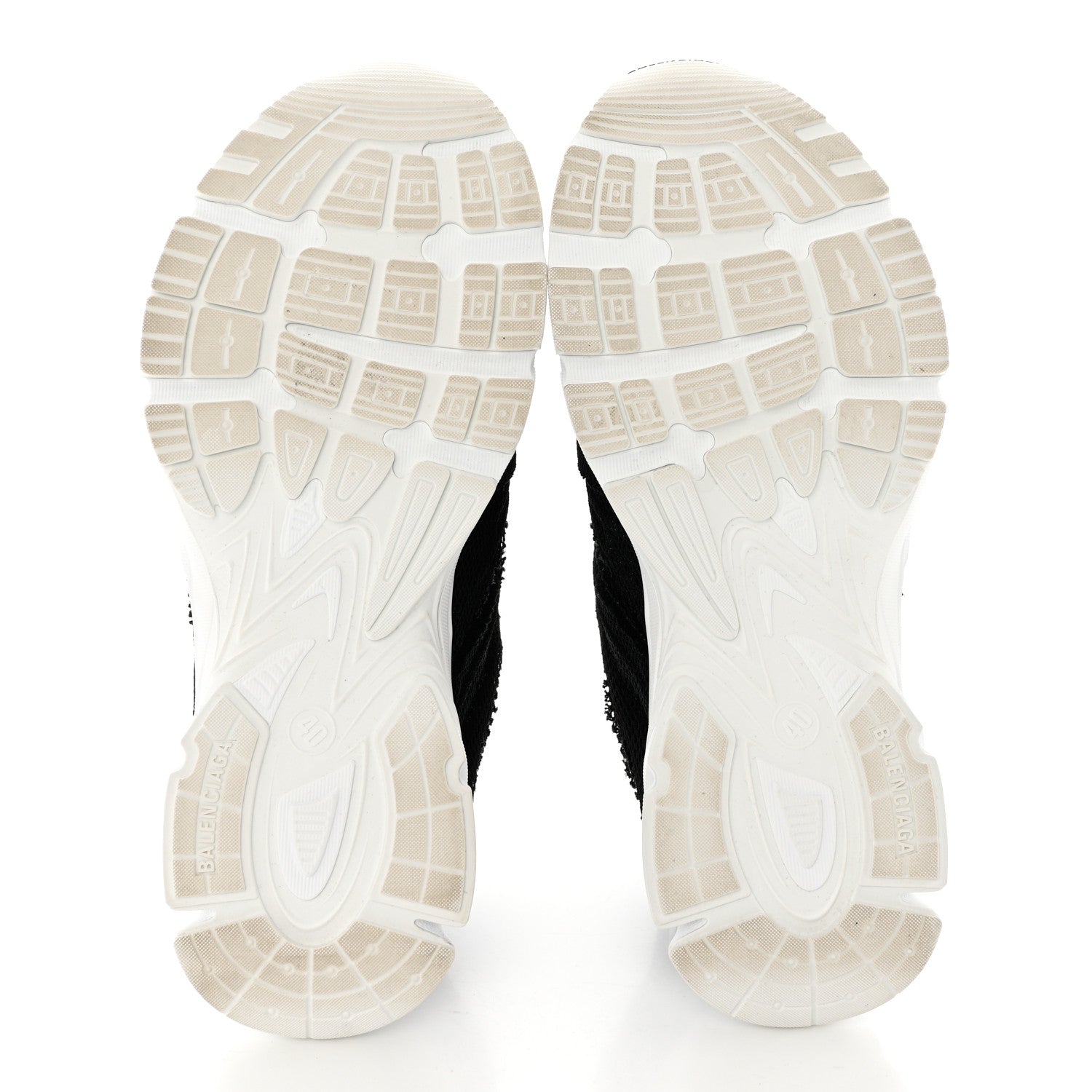 Balenciaga Fabric Mesh Womens Phantom Sneakers 40 Black White 5 of 9