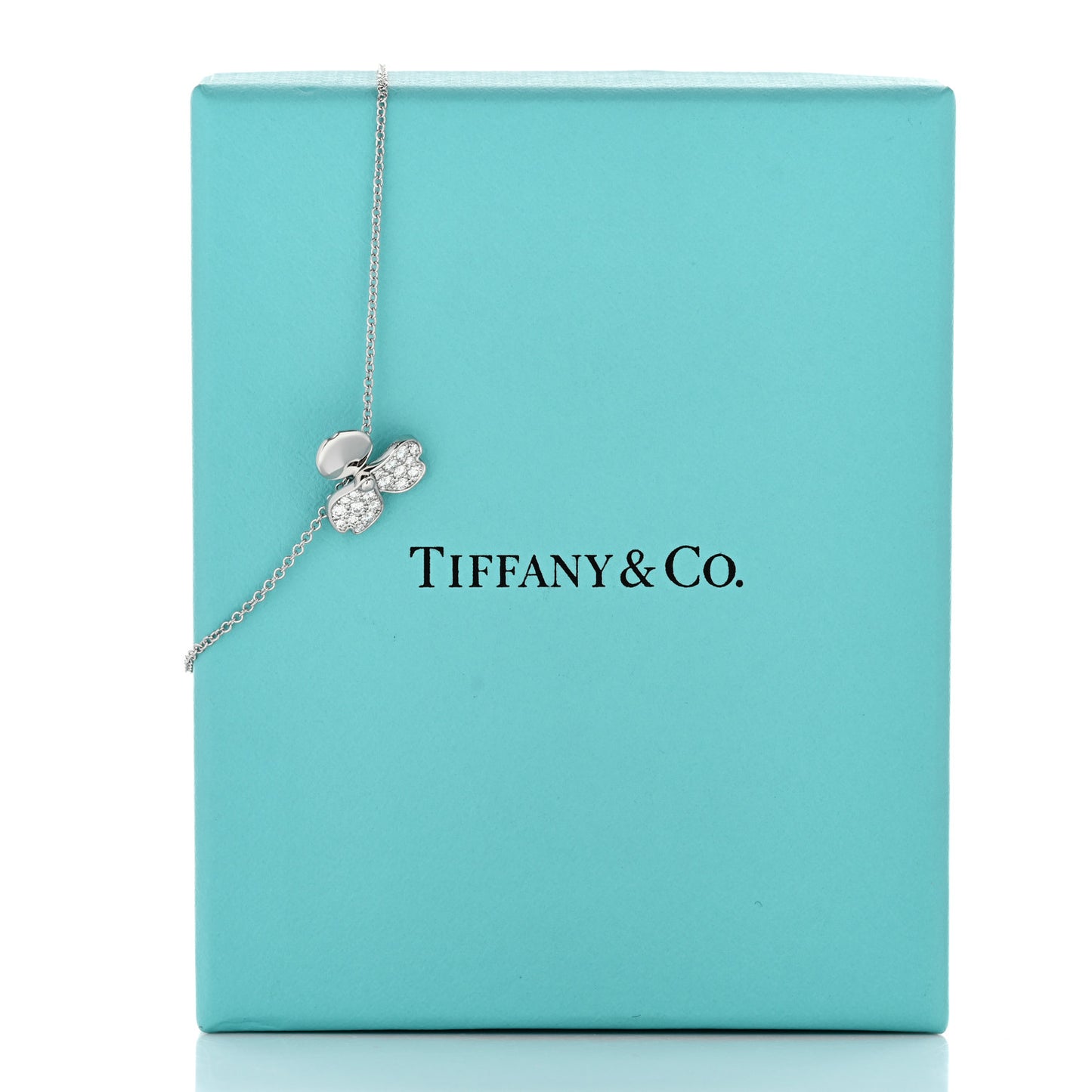 Platinum Diamond Paper Flowers Bracelet