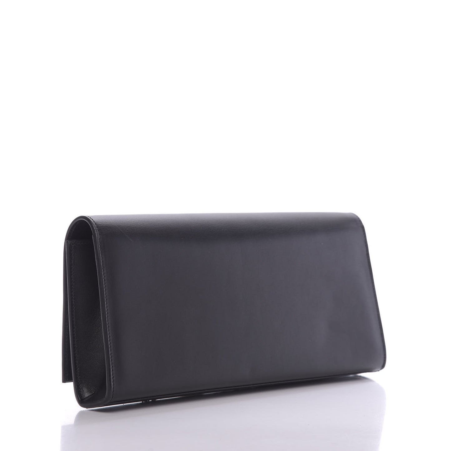 Calfskin Classic Monogram Tassel Clutch Black