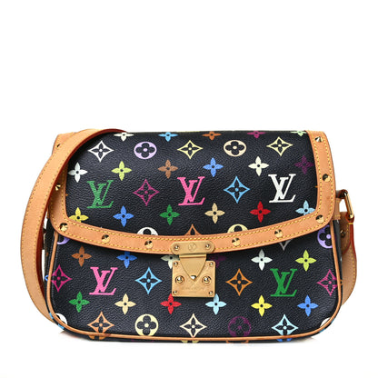 Louis Vuitton Monogram Multicolor Sologne Black 1 of 17