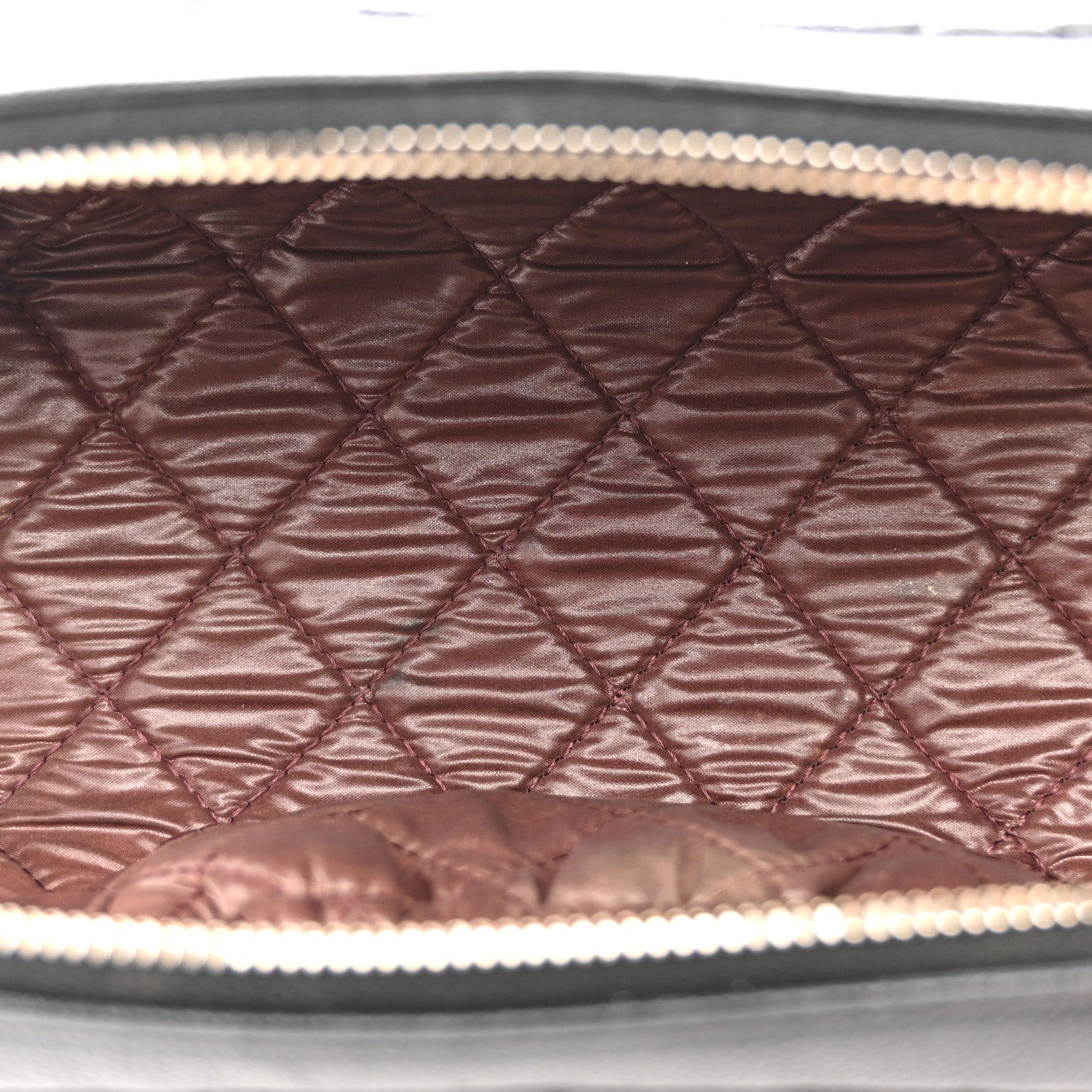 Chanel Caviar Quilted Toiletry Case With Chain Black 5 of 9
