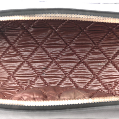 Chanel Caviar Quilted Toiletry Case With Chain Black 5 of 9
